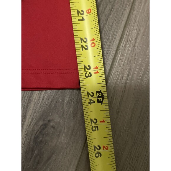 Judy P Top Women’s Size M Red 3/4 Sleeve  Round Neck Minimalist Staple Classy - Picture 8 of 8
